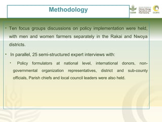 Policy and Gender Analysis: Northern Uganda