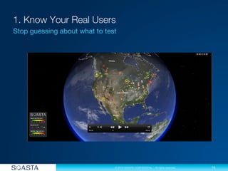 15
© 2013 SOASTA CONFIDENTIAL - All rights reserved.
 