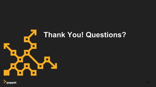 Thank You! Questions?
15
 
