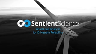 © 2016 Sentient Science Corporation – Confidential & Proprietary
Wind Load Analysis
for Drivetrain Reliability
 