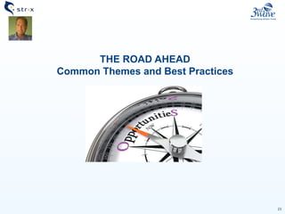 23
THE ROAD AHEAD
Common Themes and Best Practices
 