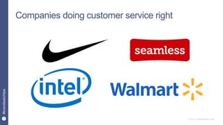 7
#brandwatchtips
© 2015 Brandwatch.com
Companies doing customer service right
 