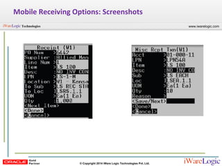 Webinar: Oracle R12 Warehouse Management System (WMS) Overview | PPT