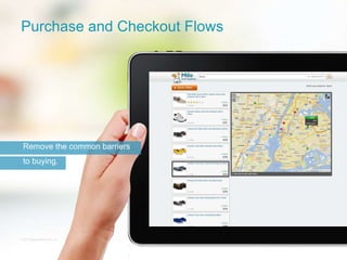 Purchase and Checkout Flows
Remove the common barriers
to buying.
© 2013 Bigcommerce Pty. Ltd.
 