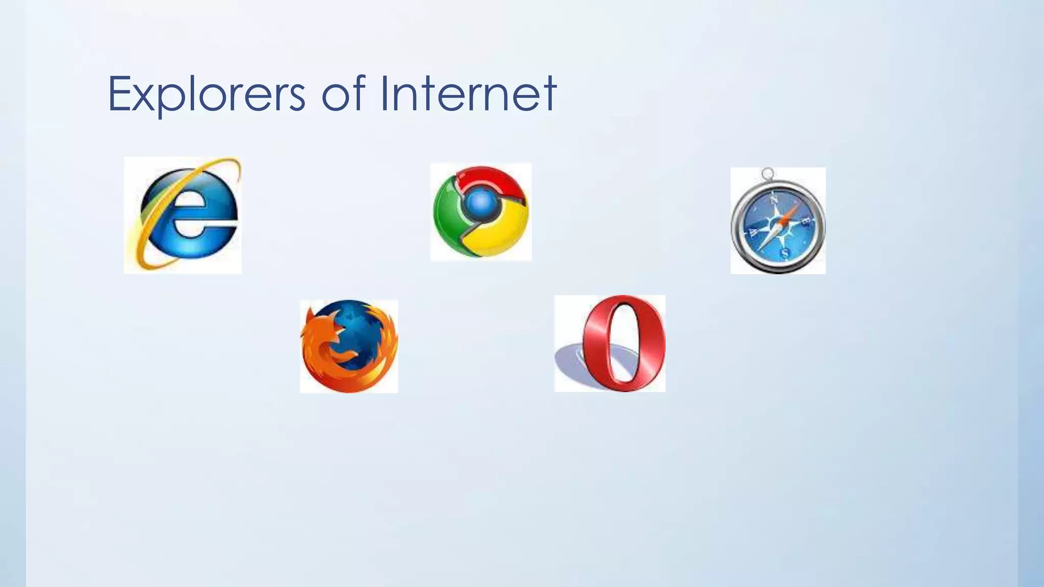 Explorers of Internet
 