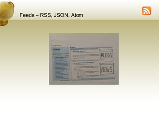Feeds – RSS, JSON, Atom 