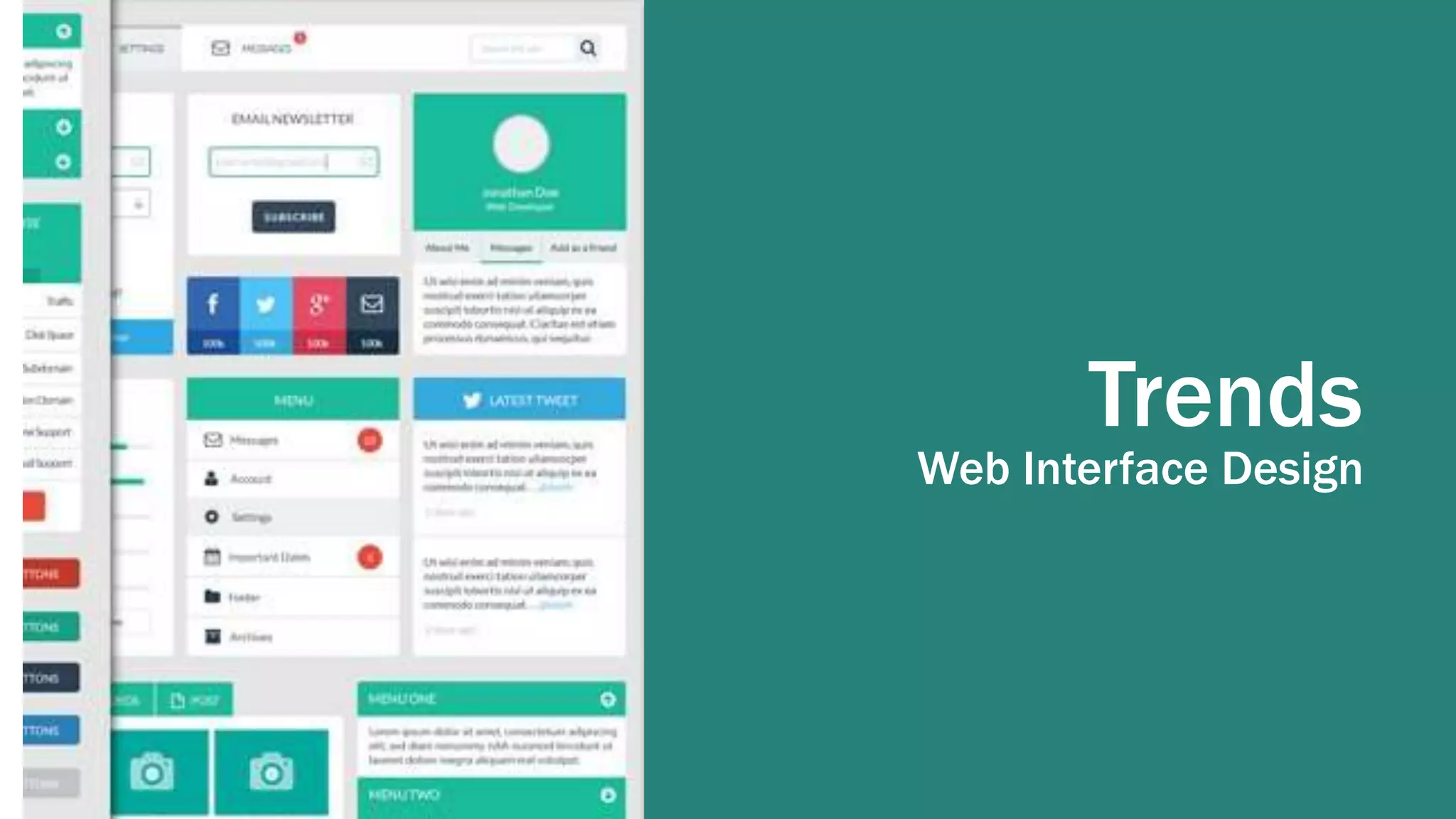 Trends
Web Interface Design
 