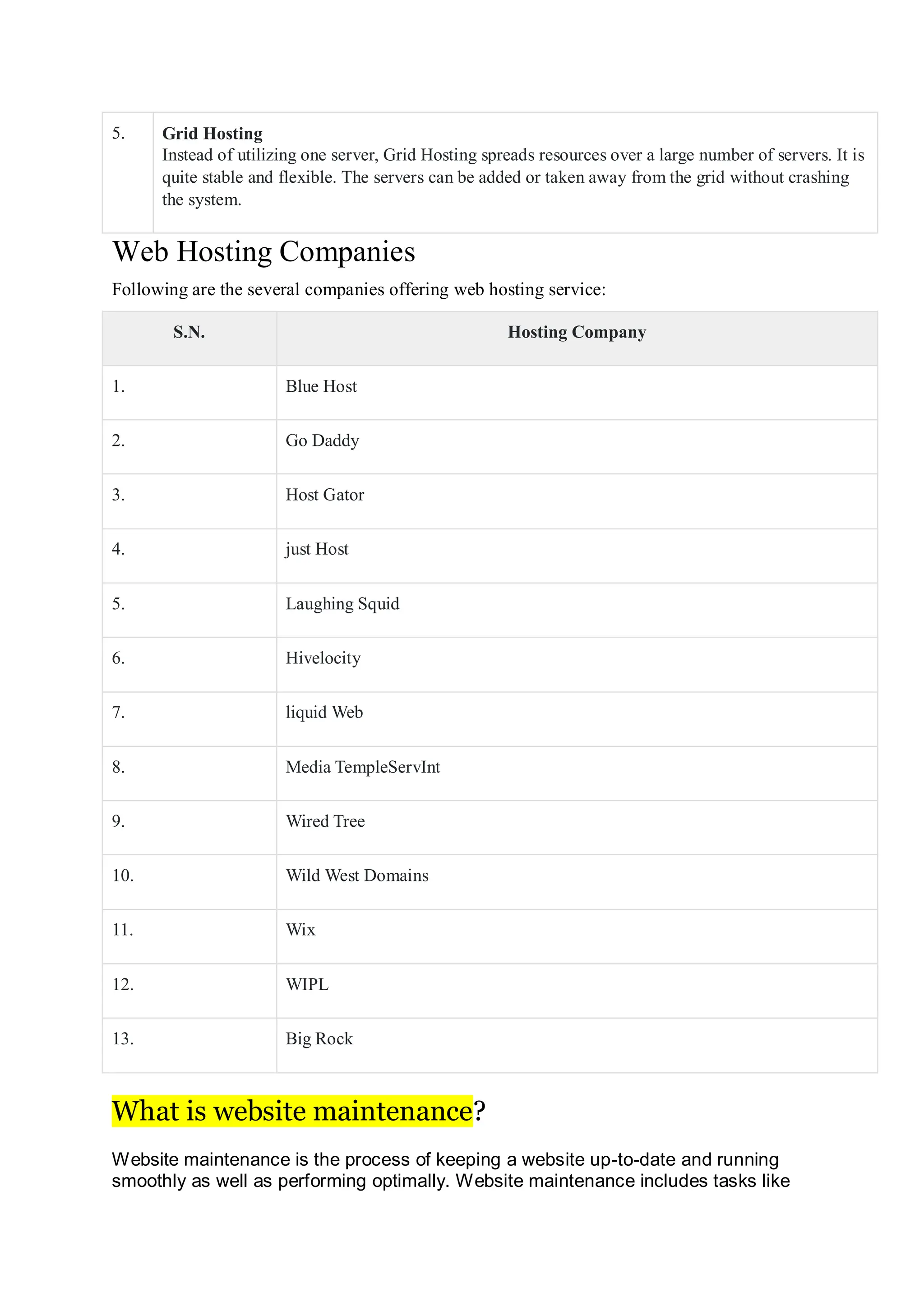 Web and internet technology notes for BCA students | PDF