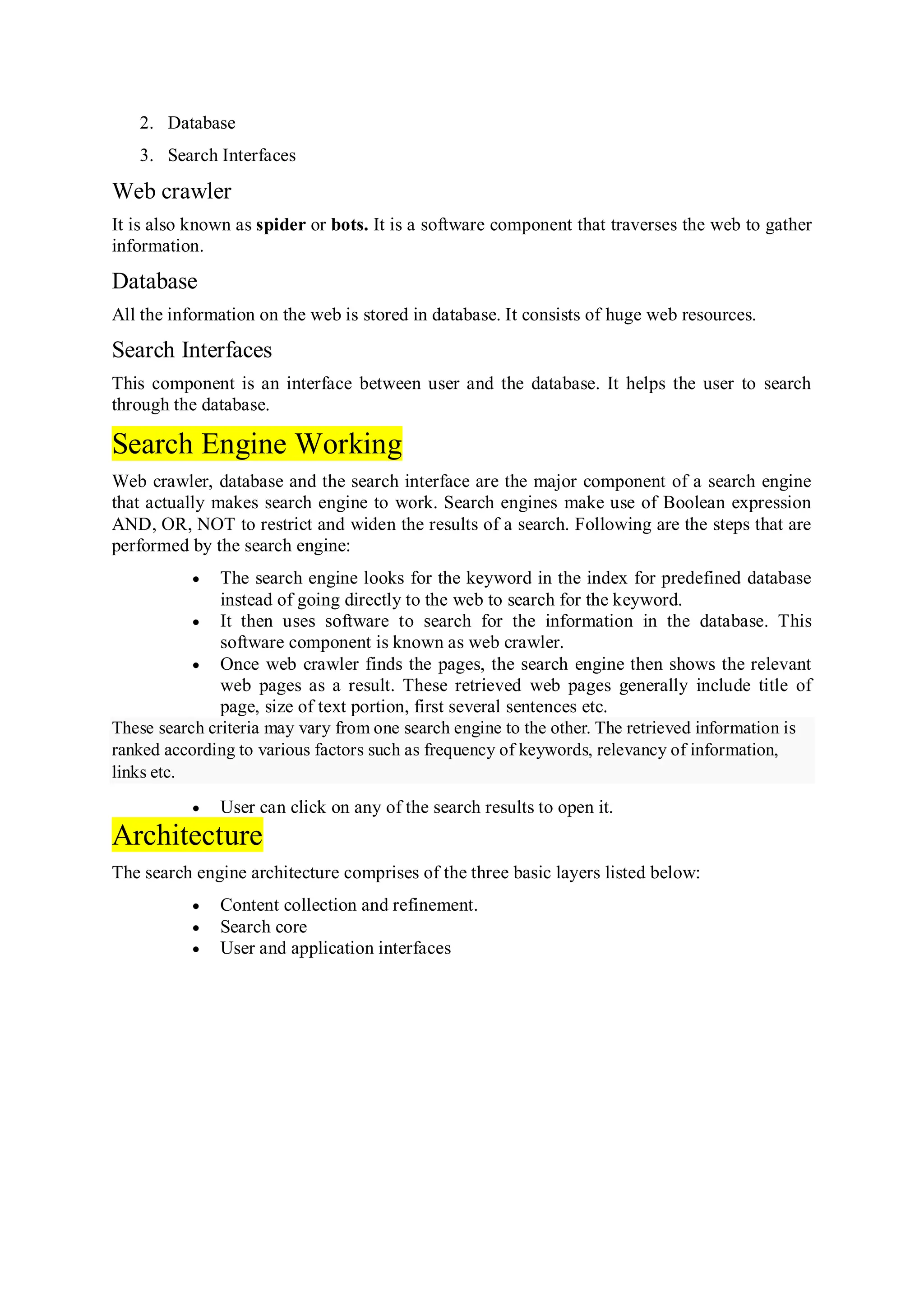 Web and internet technology notes for BCA students | PDF