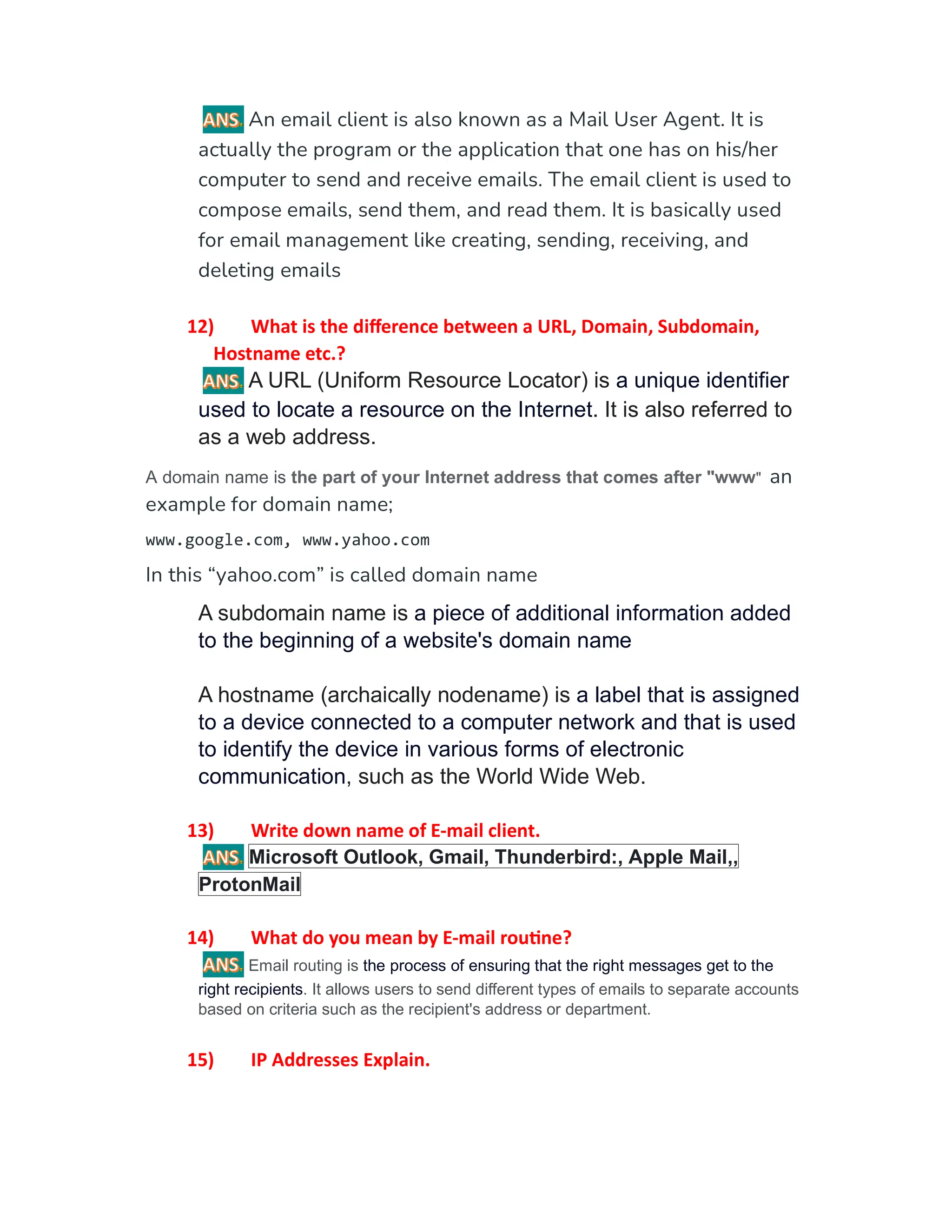 Web and internet technology notes for BCA students | PDF