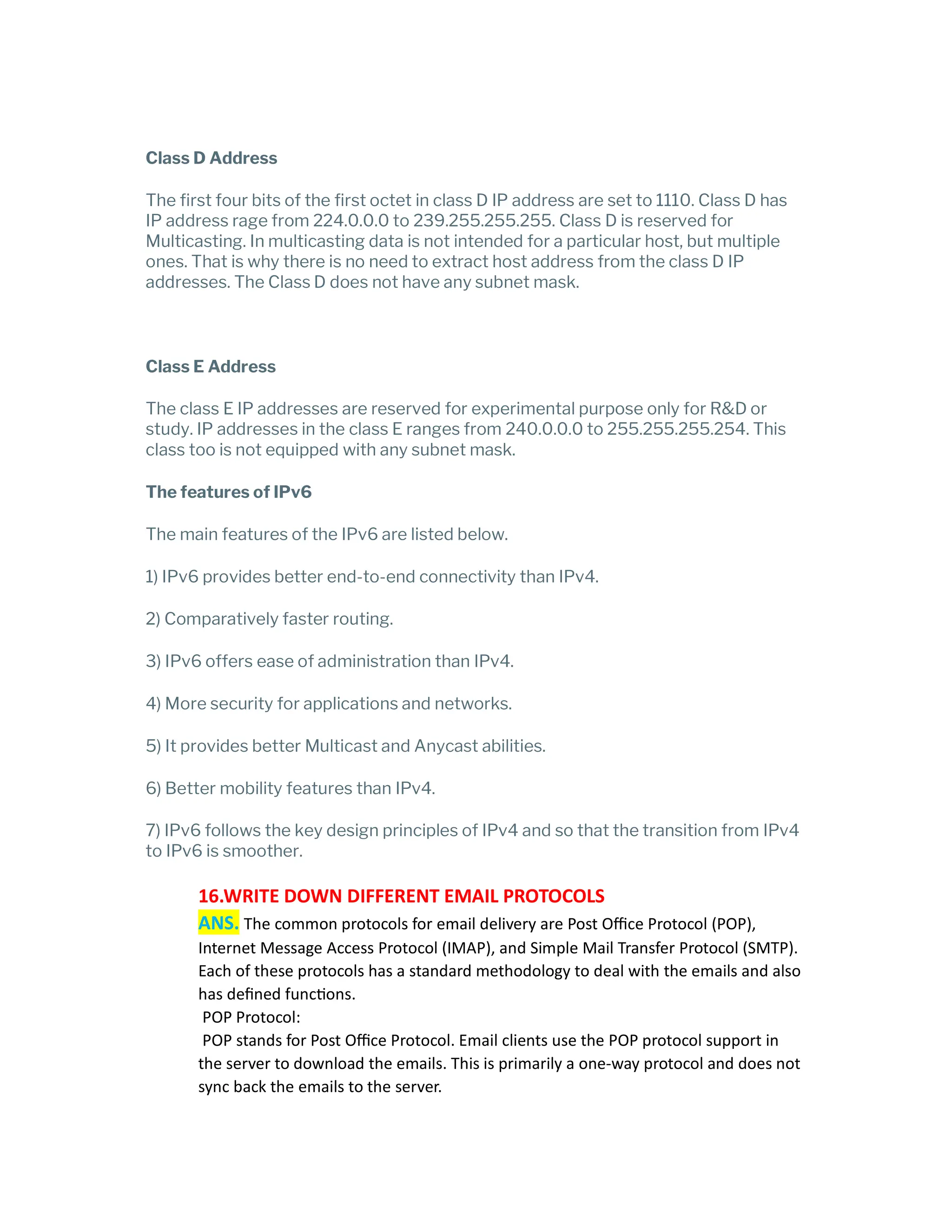 Web and internet technology notes for BCA students | PDF