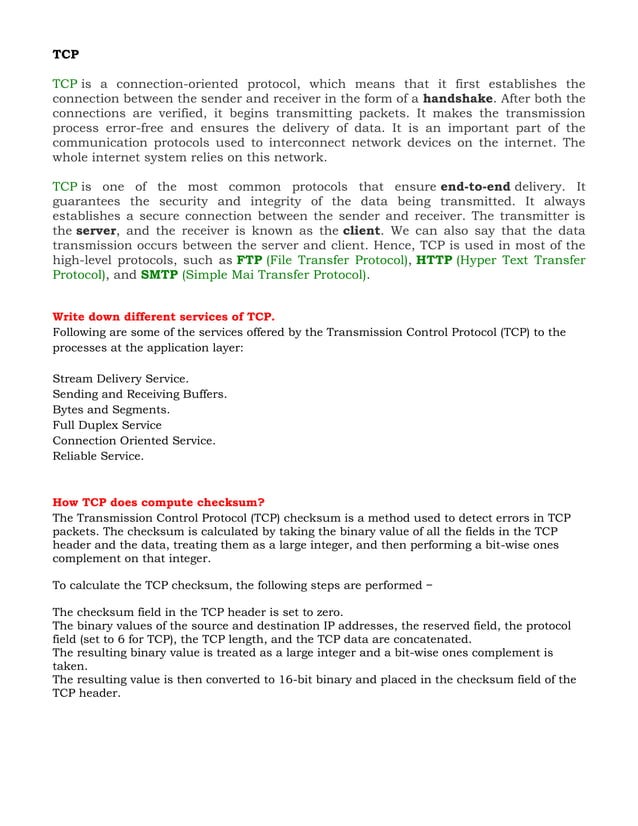 Web and internet technology notes for BCA students | PDF