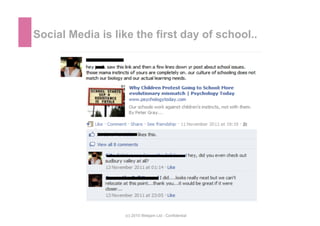 Social Media is like the first day of school..




                                           How Engagement will affect y...