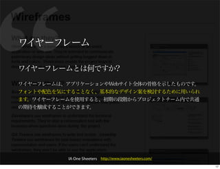 IA One Sheeters http://www.iaonesheeters.com/
                                                17
 