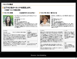 Persona - User Modeling
                          41
 