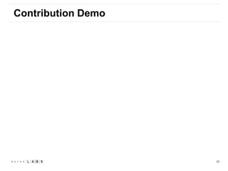 23
Contribution Demo
 