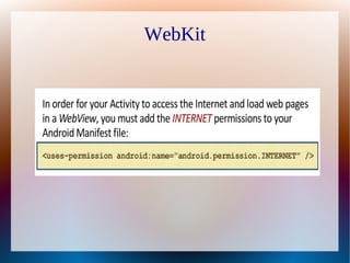 Webkit in android | PDF