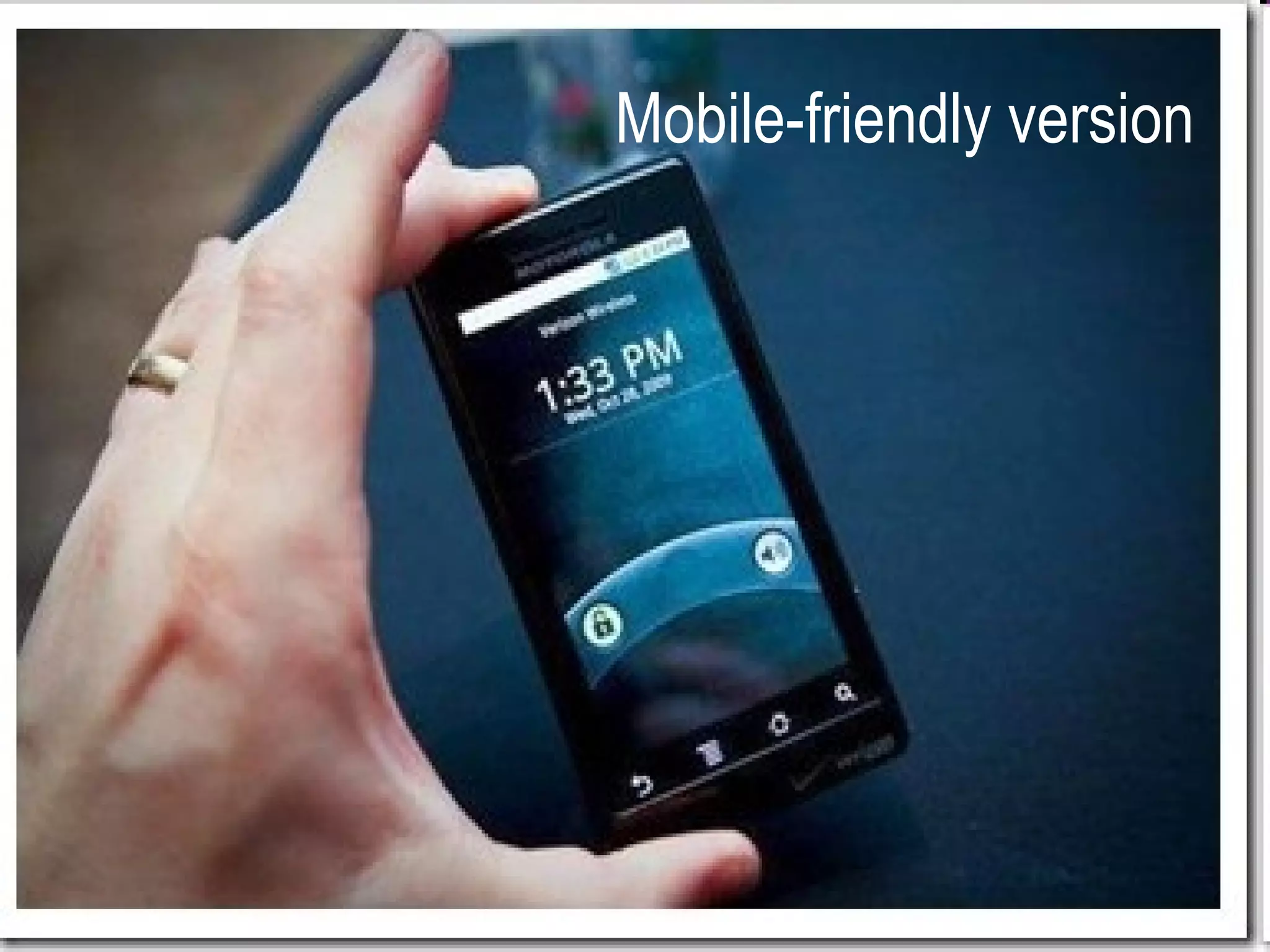 Mobile-friendly version 