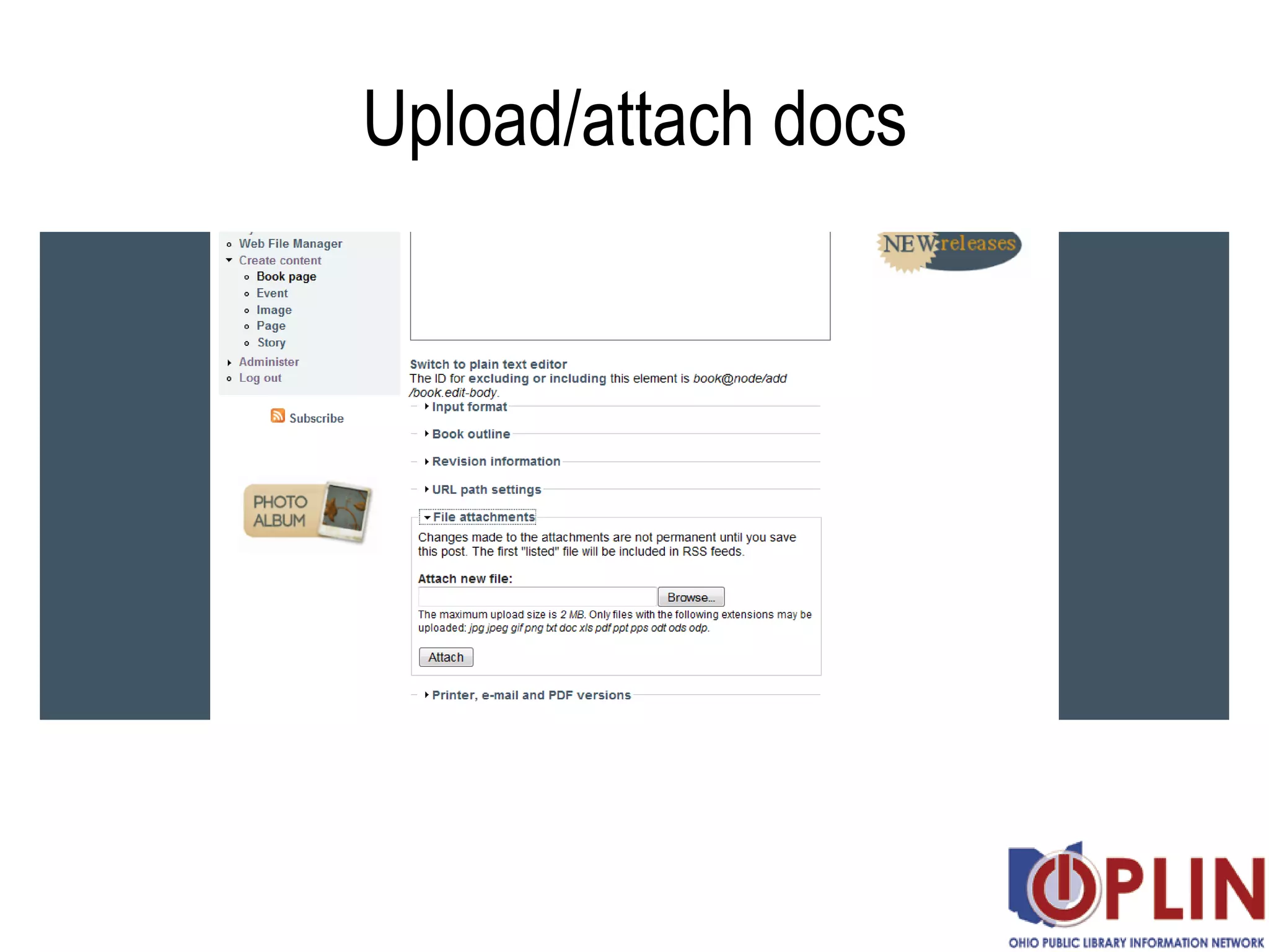 Upload/attach docs 
