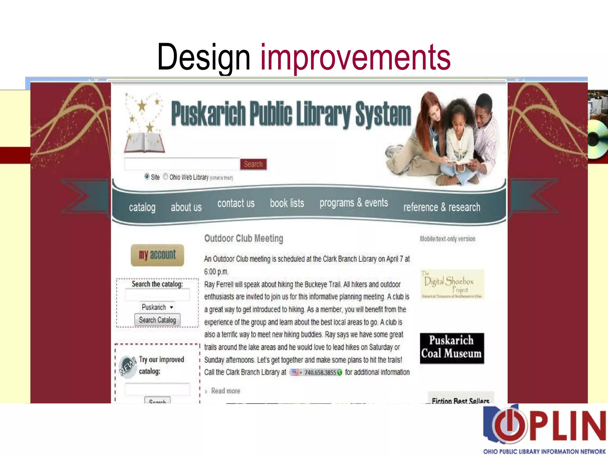 Design  improvements 