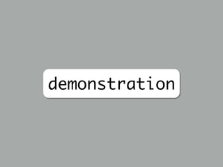 demonstration
 