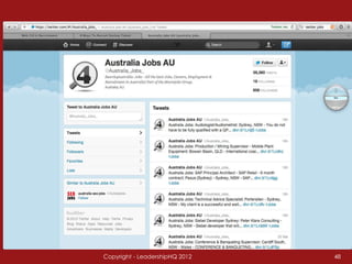 Copyright - LeadershipHQ 2012   48
 