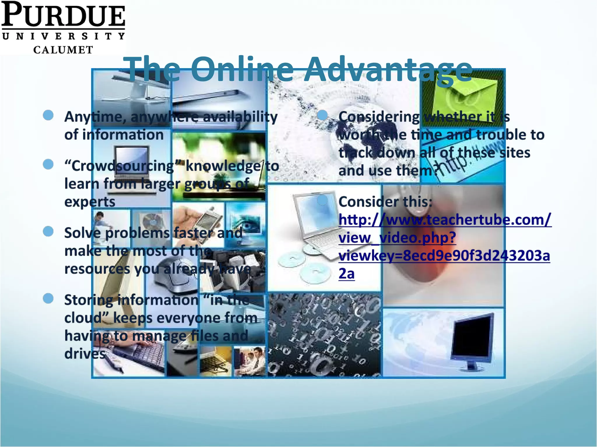 The Online Advantage 
