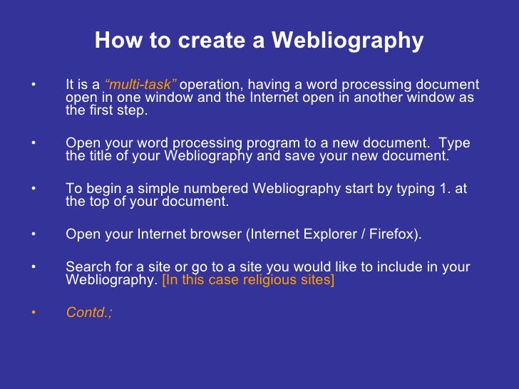 Whats webiography picture