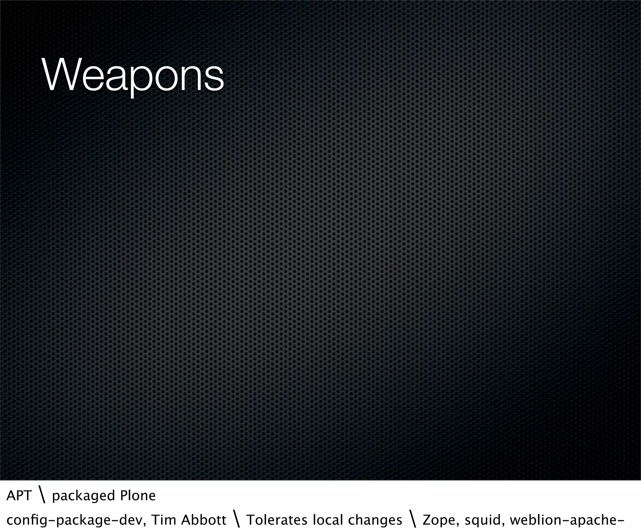 WebLion Hosting Lightning Talk