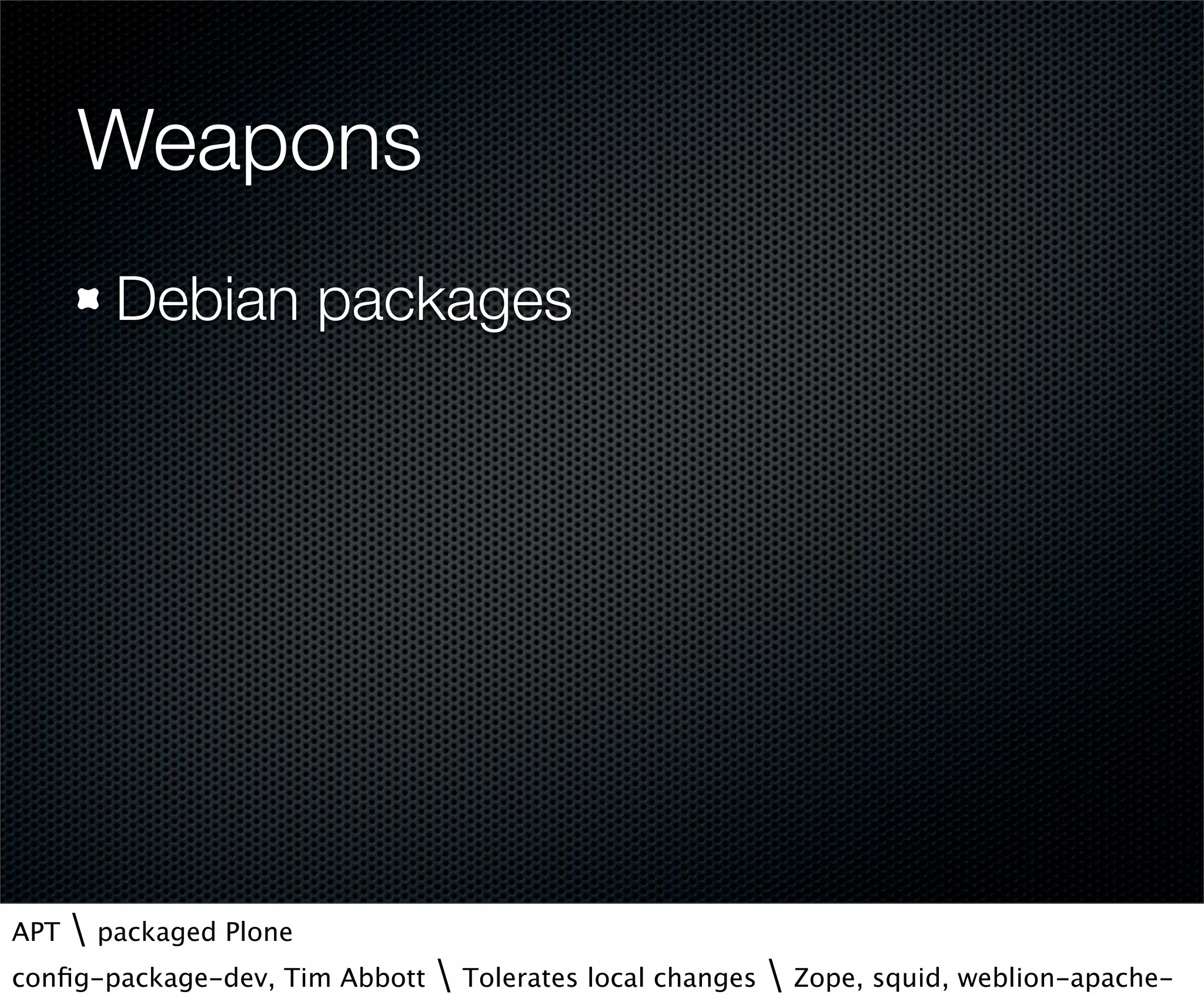 WebLion Hosting Lightning Talk