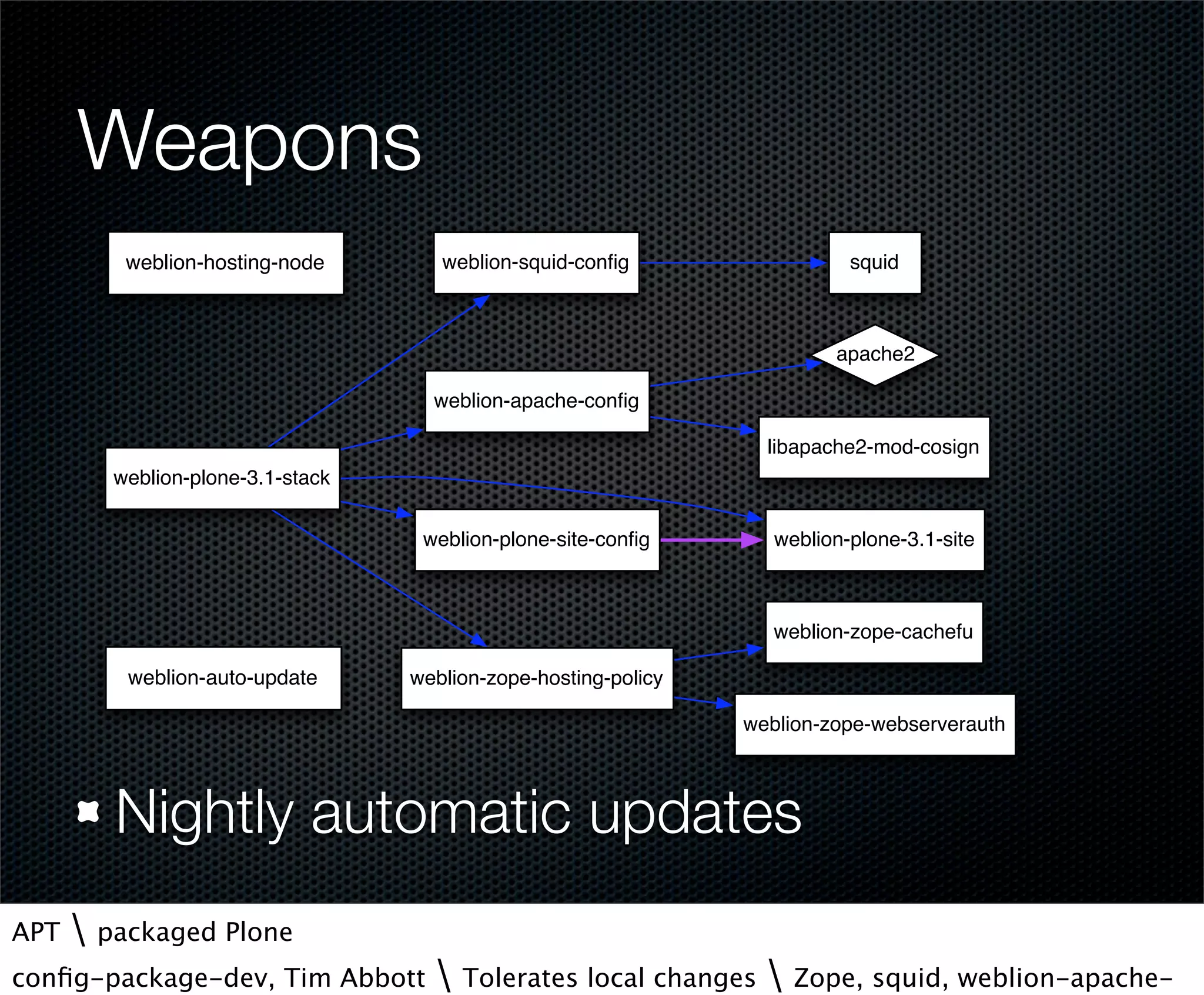 WebLion Hosting Lightning Talk