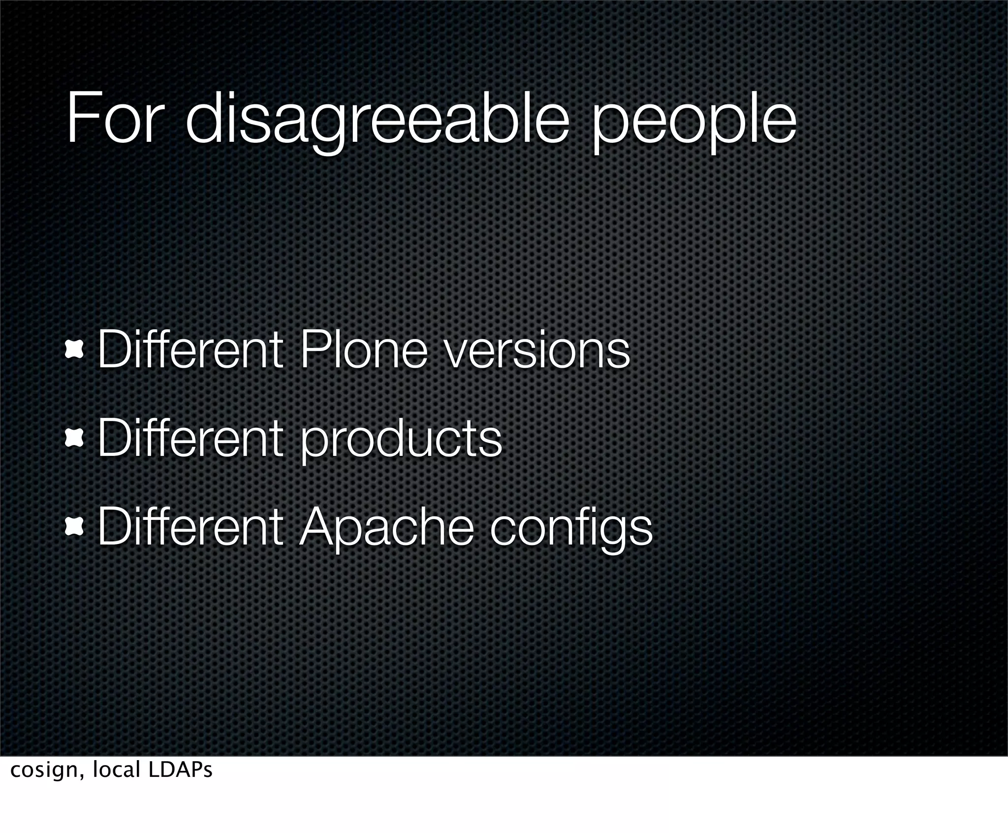 WebLion Hosting Lightning Talk