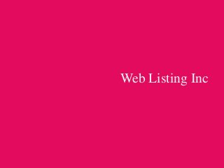 Web Listing Inc

 