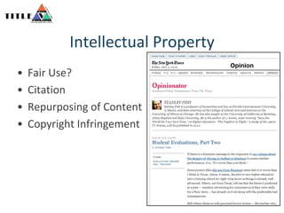 Intellectual PropertyFair Use?CitationRepurposing of ContentCopyright Infringement
