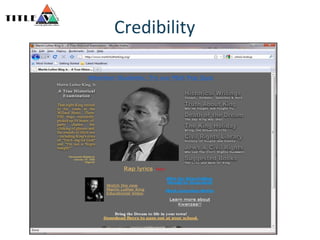 Credibility