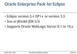 Oracle WebLogic: Feature Timeline from WLS9 to WLS 12c | PDF