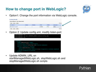 Weblogic | PPTX