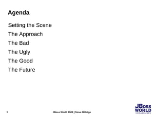 Agenda Setting the Scene 