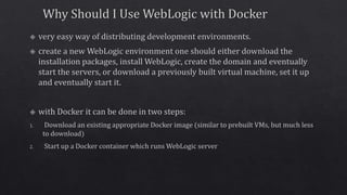 Weblogic and docker