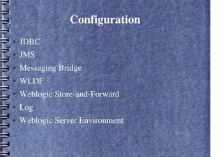 Weblogic configuration | PDF