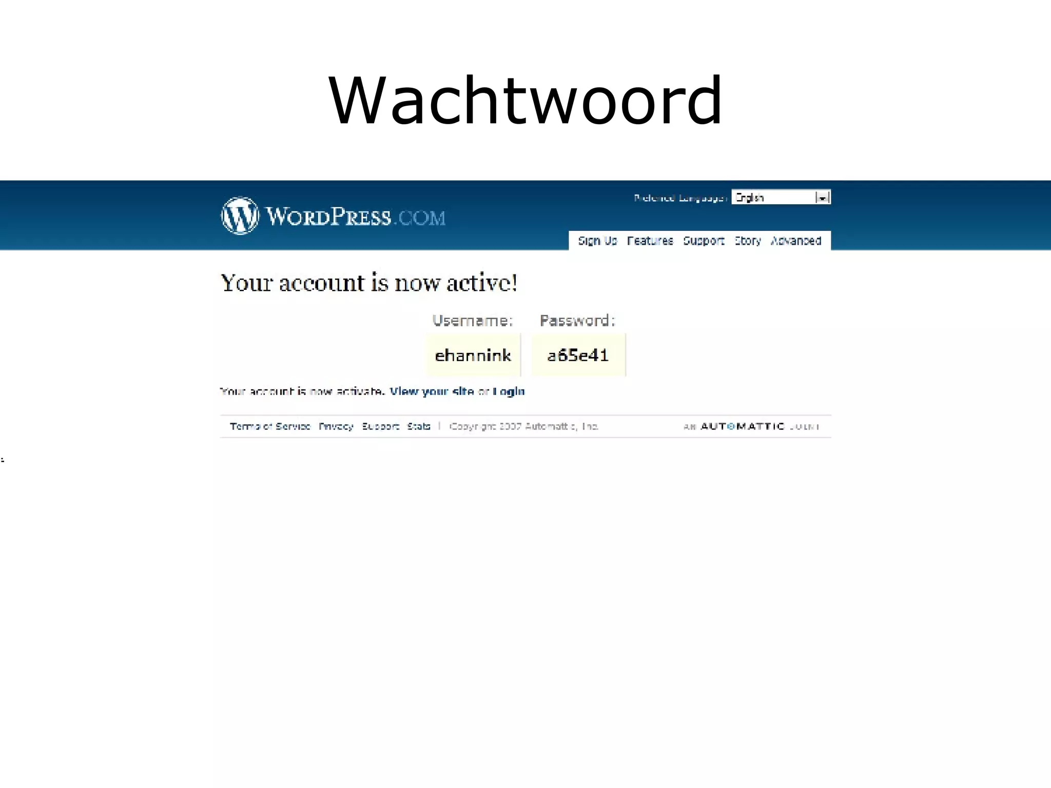 Wachtwoord 