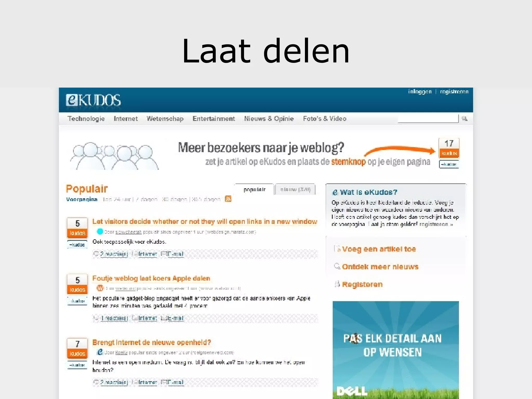 Laat delen 