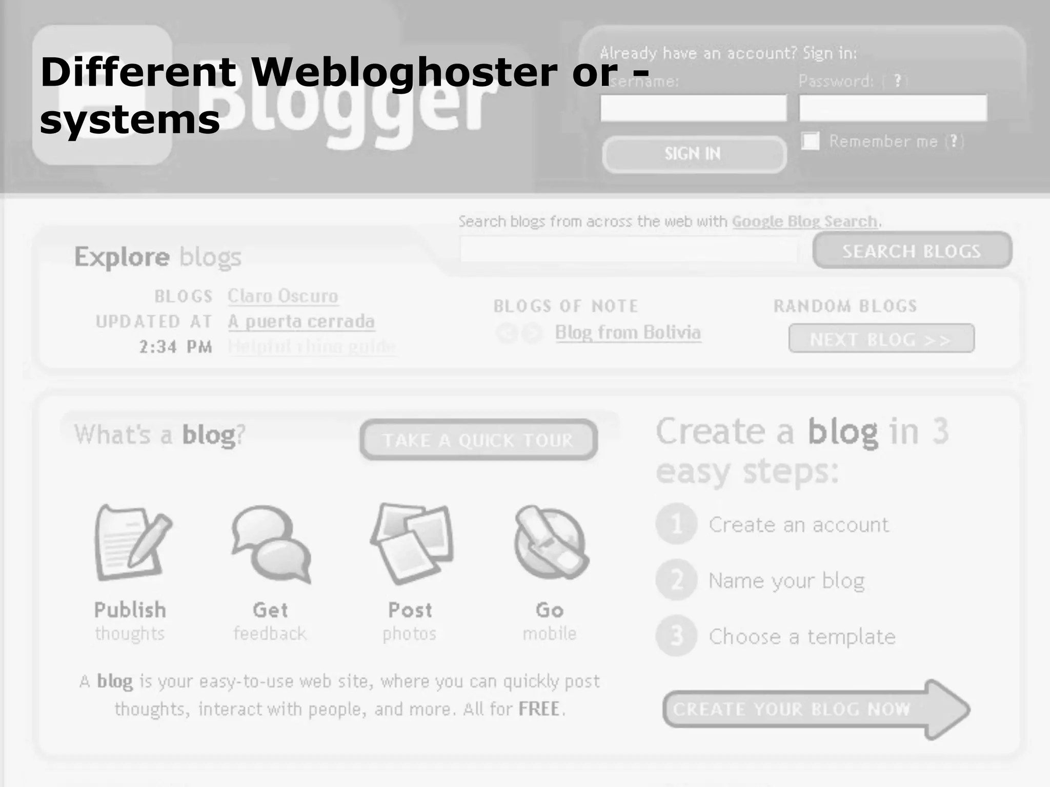 The Power of Weblogs