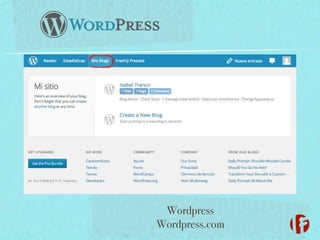 Wordpress
Wordpress.com

 