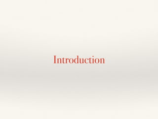 Introduction
 