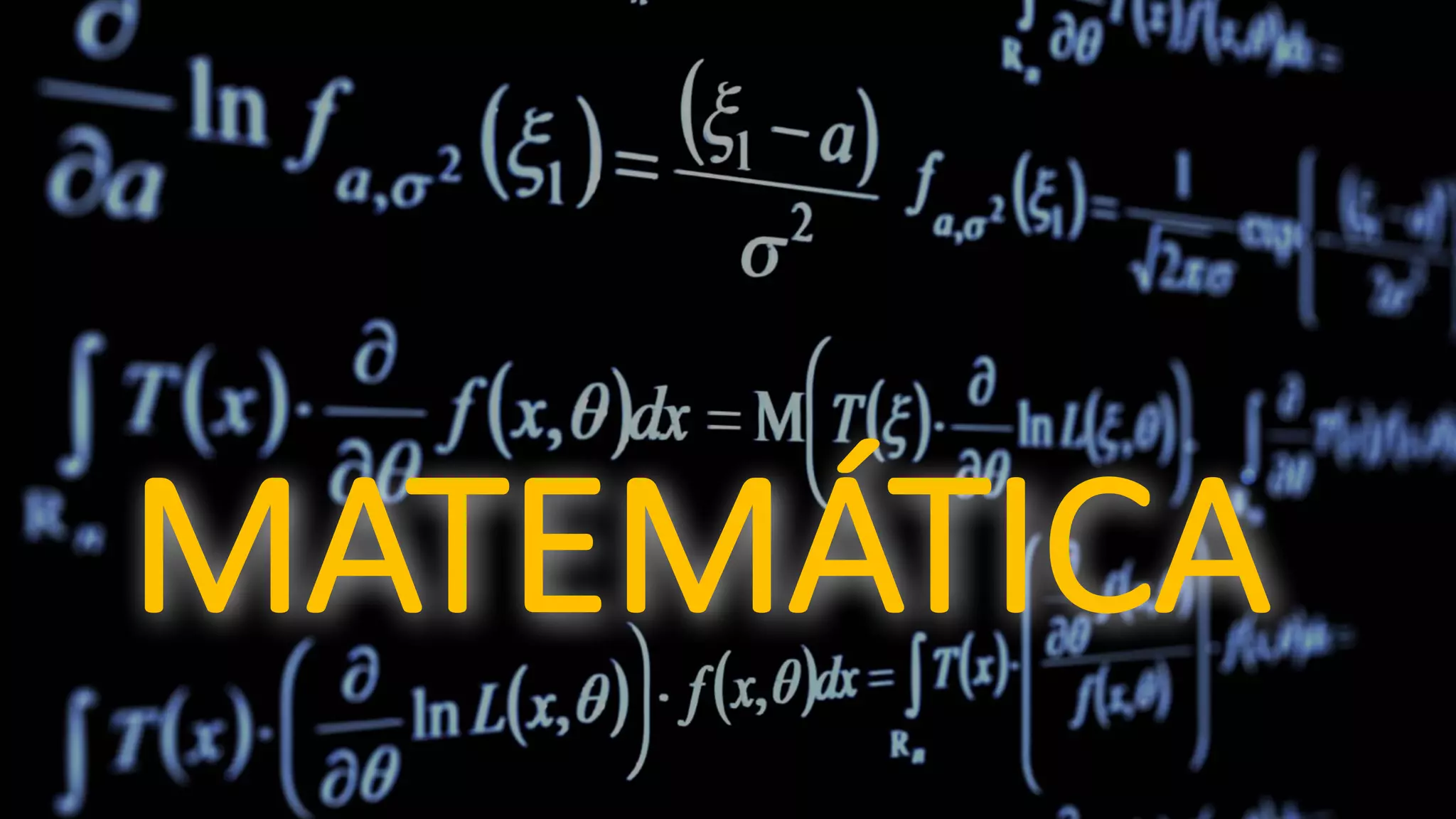 MATEMÁTICA
 