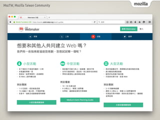 mozillaMozTW, Mozilla Taiwan Community
 