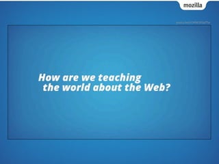mozilla
youtu.be/zOMW30SpfTw
 