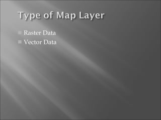 Raster Data Vector Data 