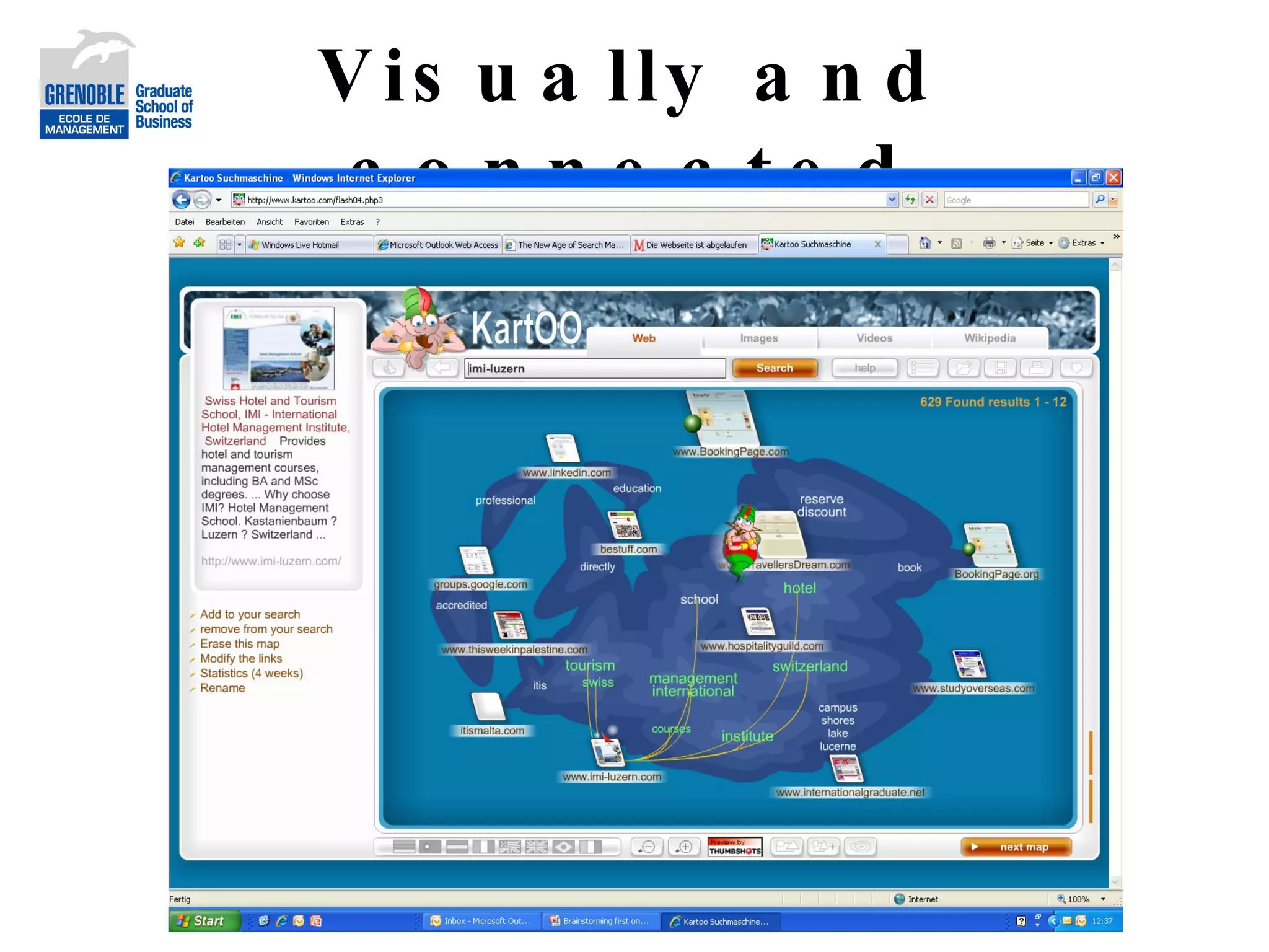 Visually and connected 